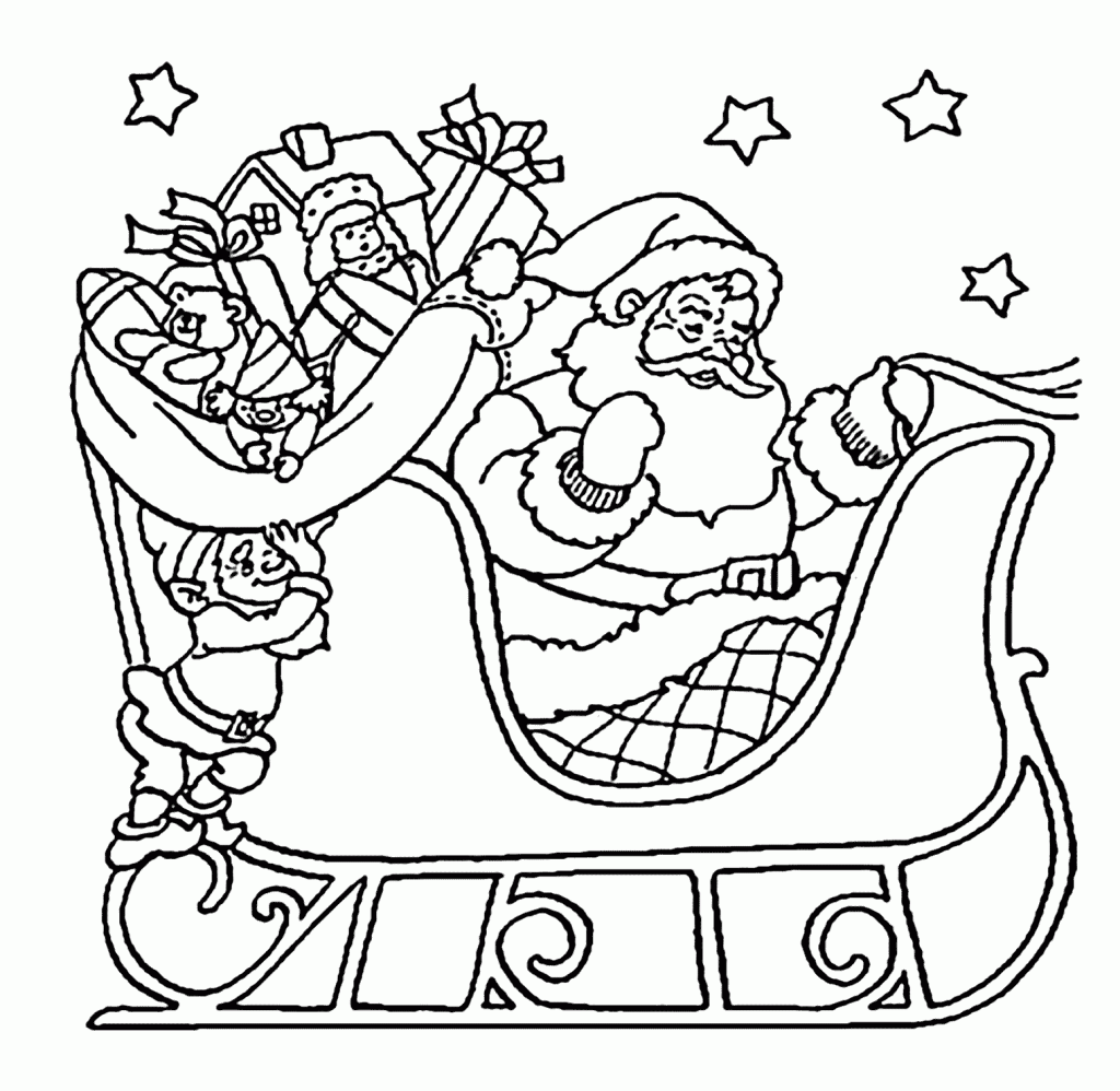 Santa Coloring Pages - Best Coloring Pages For Kids