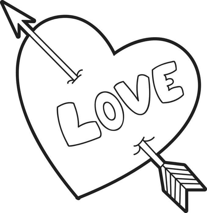 38 Coloring Page Heart Gif Plon Kol Erq