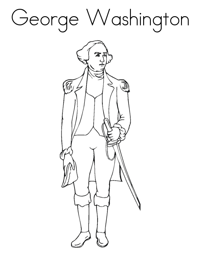 George Washington Coloring Pages Best Coloring Pages For