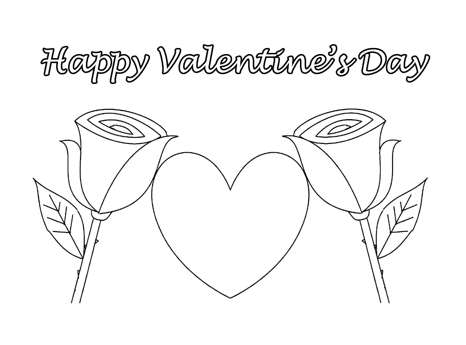 Happy Valentines Day Coloring Pages Best Coloring Pages For Kids