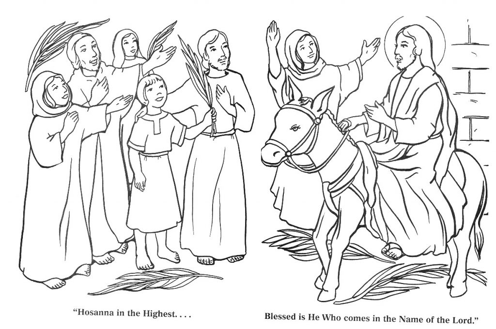 Palm Sunday Coloring Pages Best Coloring Pages For Kids