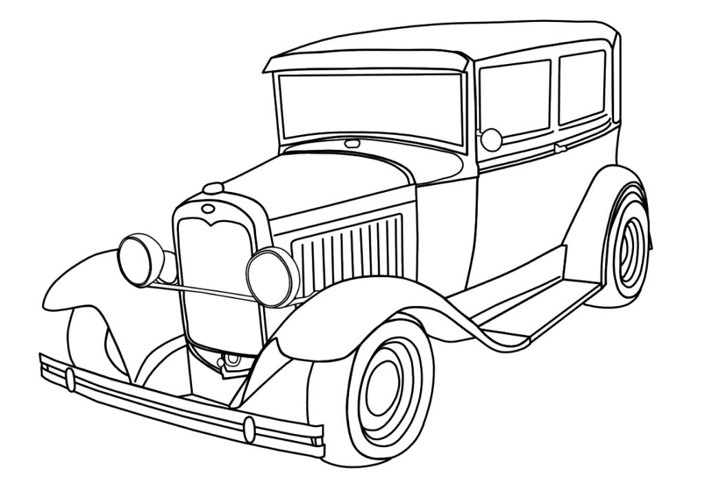 old car coloring pages for kids - photo #1