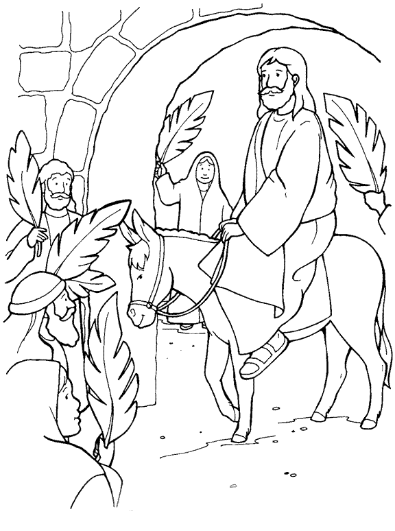 Palm Sunday Coloring Pages Best Coloring Pages For Kids