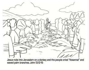 Palm Sunday Coloring Pages - Best Coloring Pages For Kids