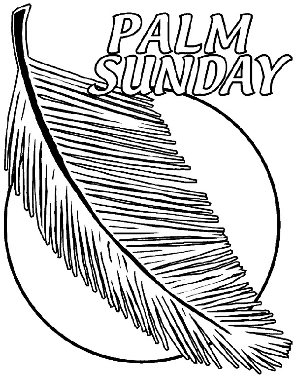 palm sunday coloring pages religious christmas - photo #32