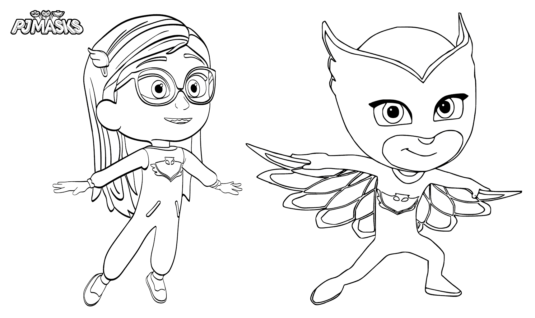 PJ Masks Coloring Pages Best Coloring Pages For Kids