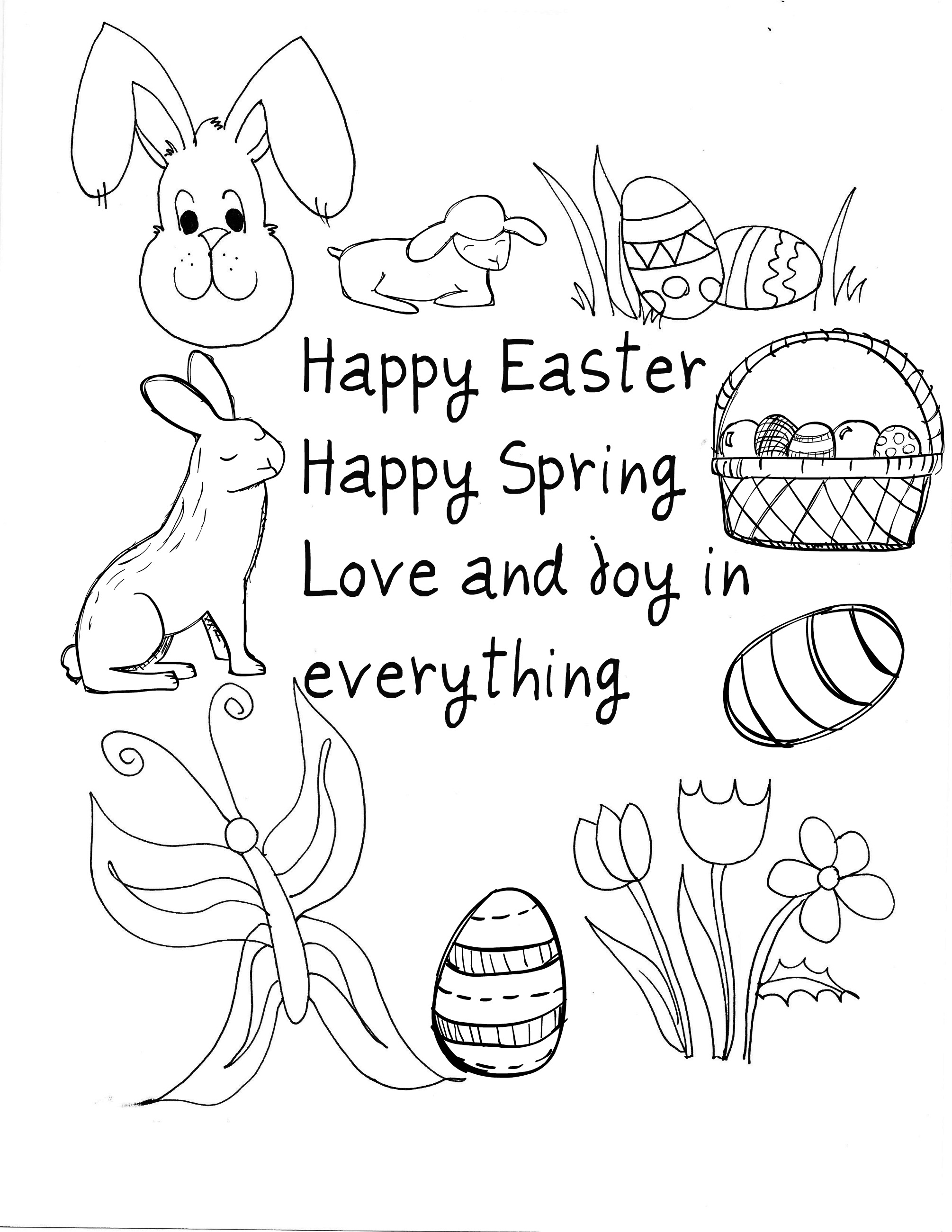 Happy Easter Coloring Pages - Best Coloring Pages For Kids