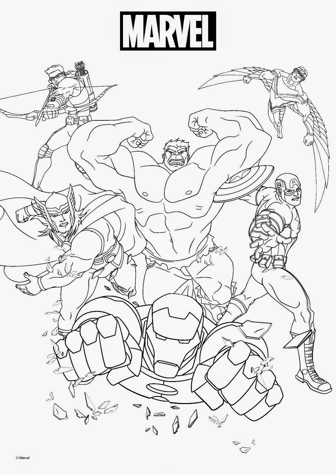 Marvel Coloring Pages Best Coloring Pages For Kids