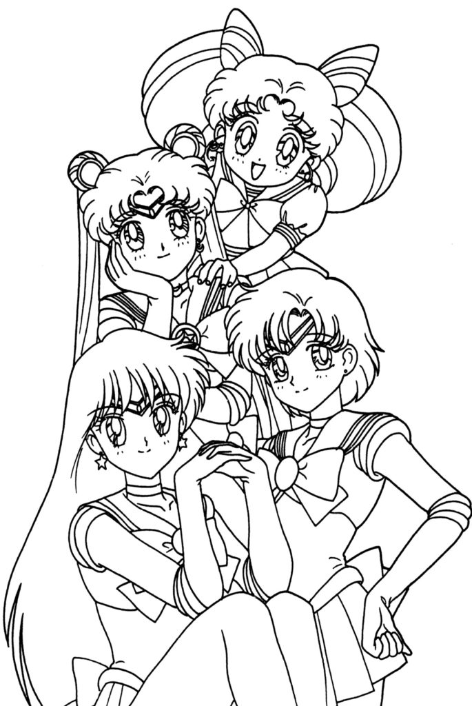 Anime Coloring Pages - Best Coloring Pages For Kids