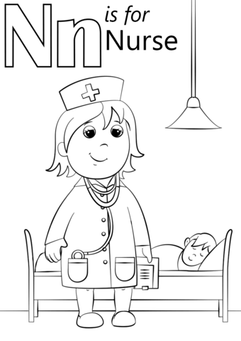 Nurse Coloring Pages - Best Coloring Pages For Kids