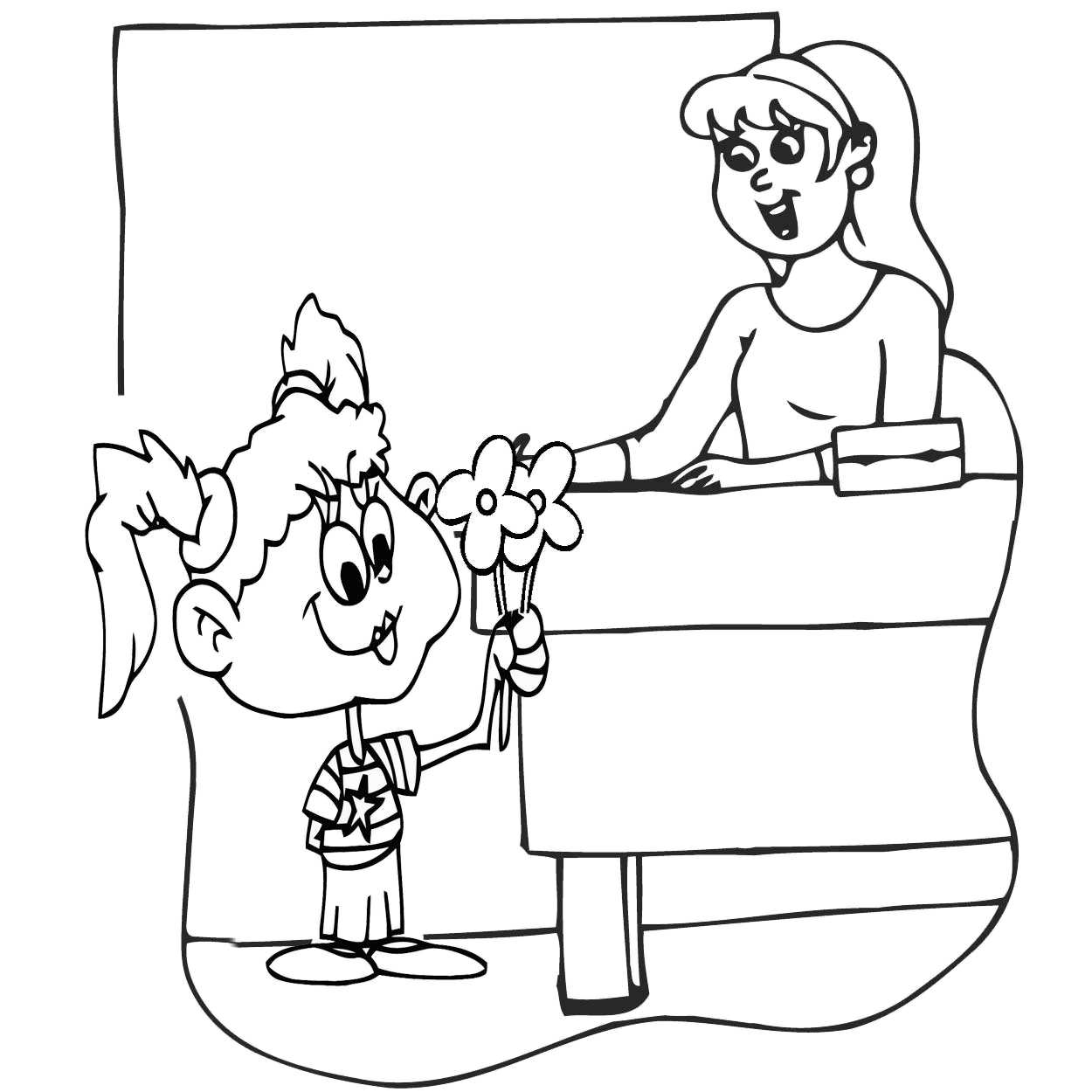 Teacher Coloring Pages - Best Coloring Pages For Kids