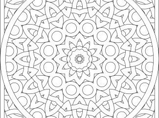 Circle Pattern Coloring Pages