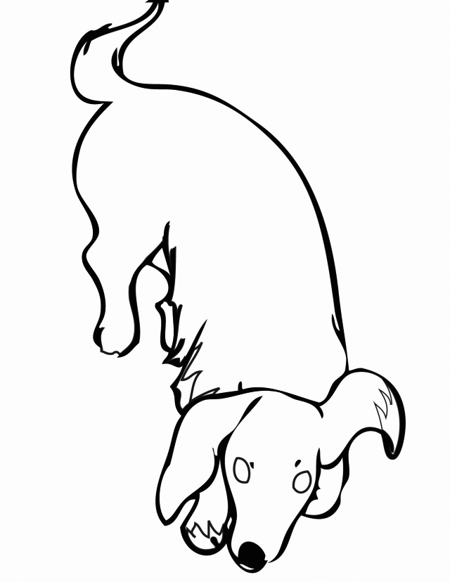 dachshund <strong>coloring</strong> pages