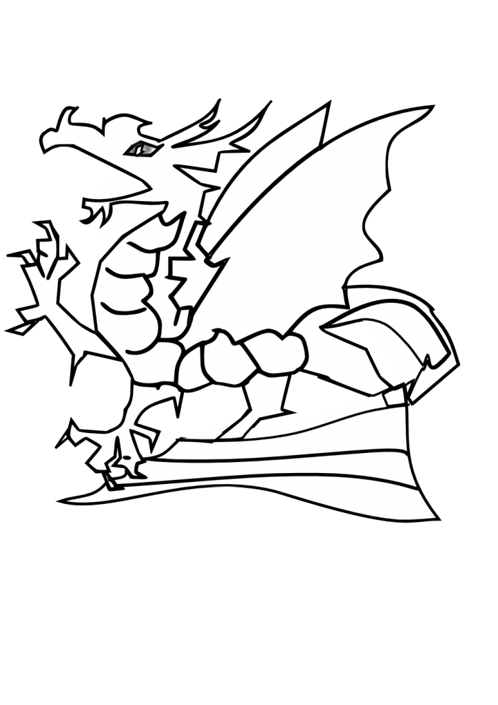 Baby Dragon Coloring Pages