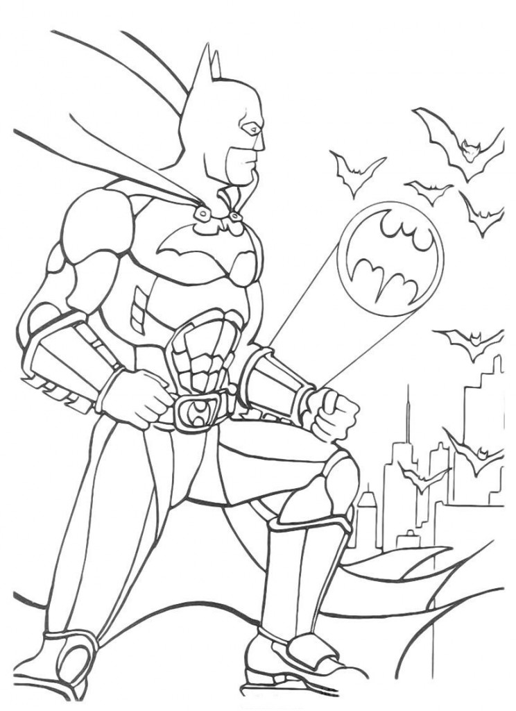 Batman Coloring Page