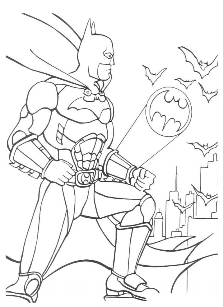 Free Printable Batman Coloring Pages For Kids