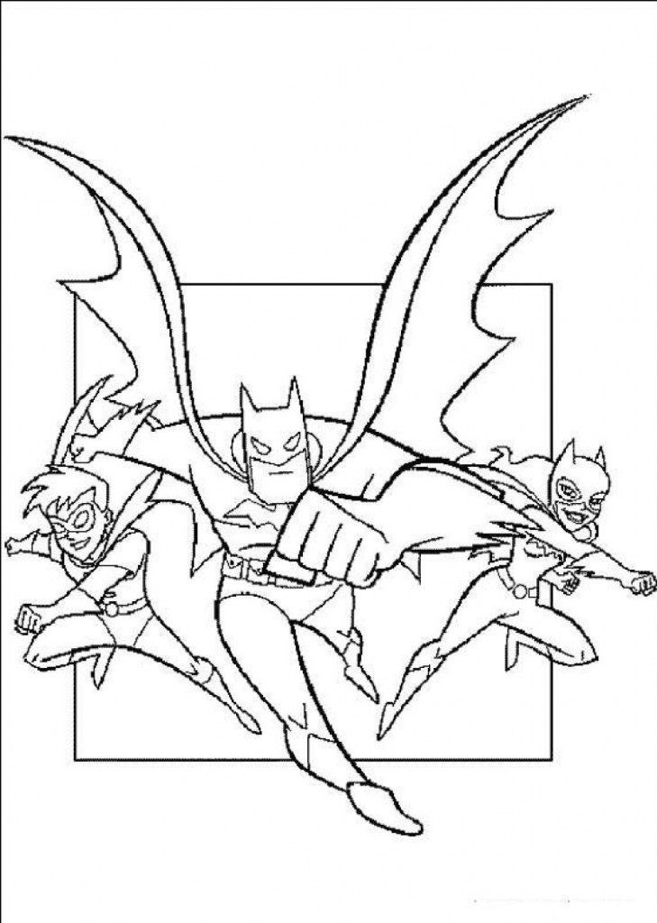 Batman Coloring Pages For Kids