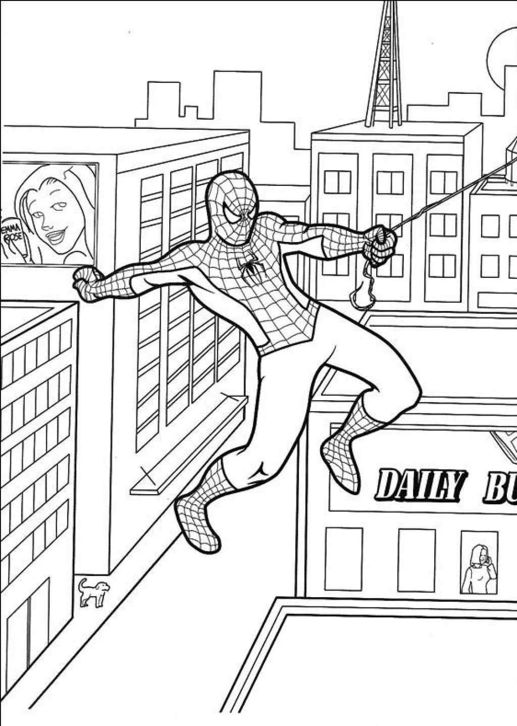 820  Colouring Pages Batman Spiderman  Latest