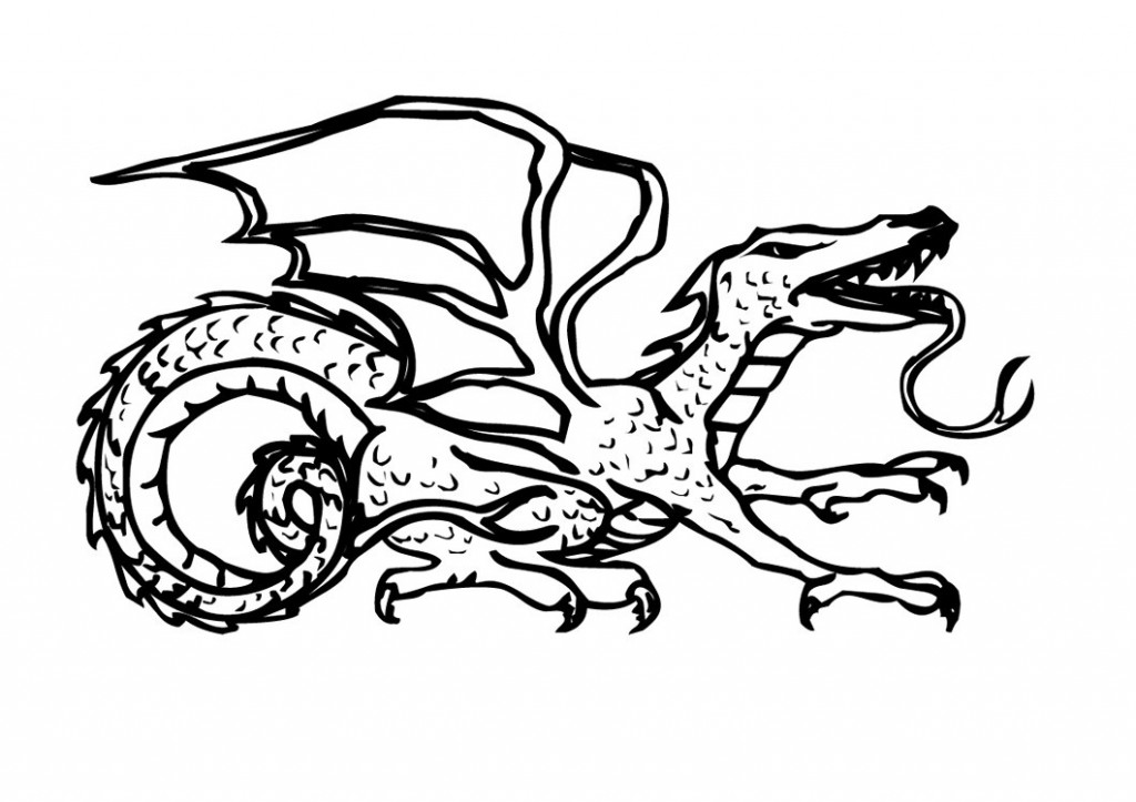 Coloring Pages Dragons