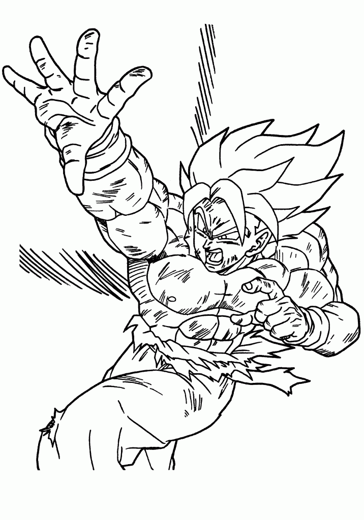 Coloring Pages For Dragon Ball Z
