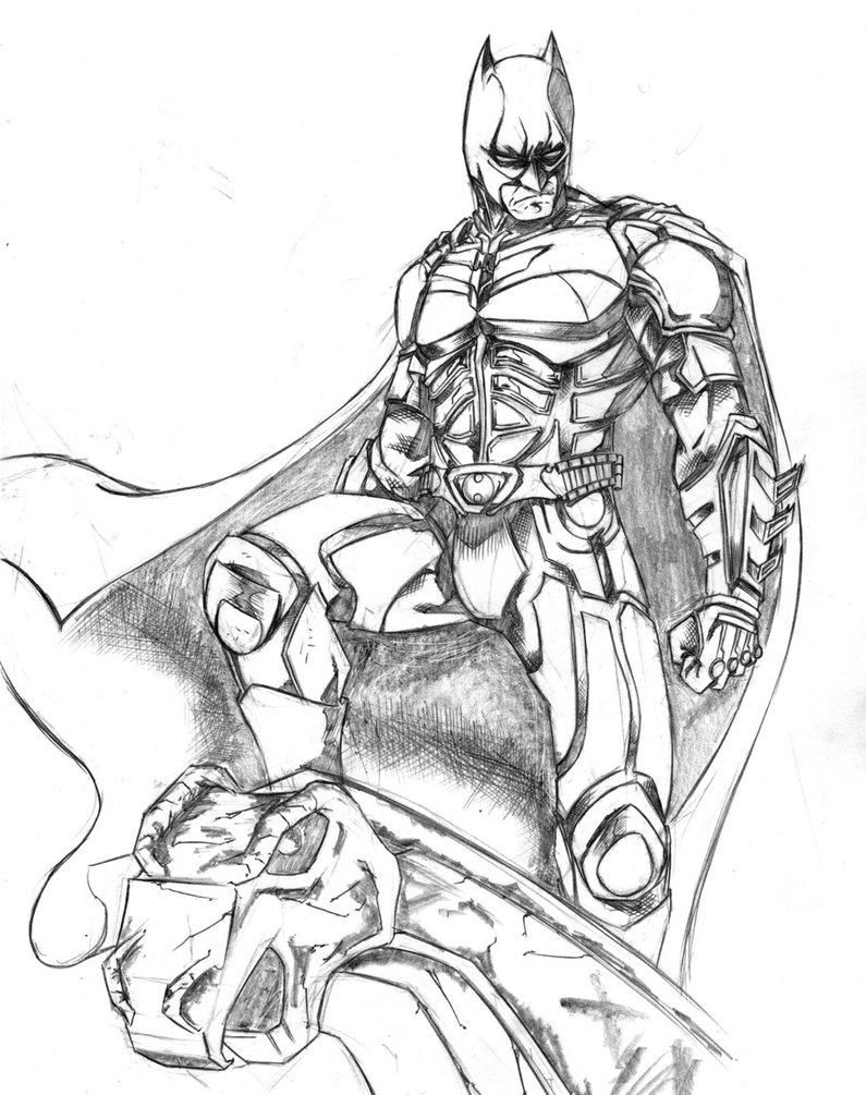 Batman Dark Knight Coloring Pages