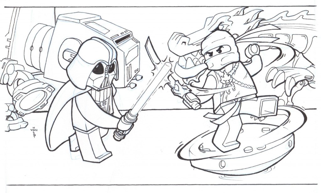 Coloring Pages Lego Ninjago