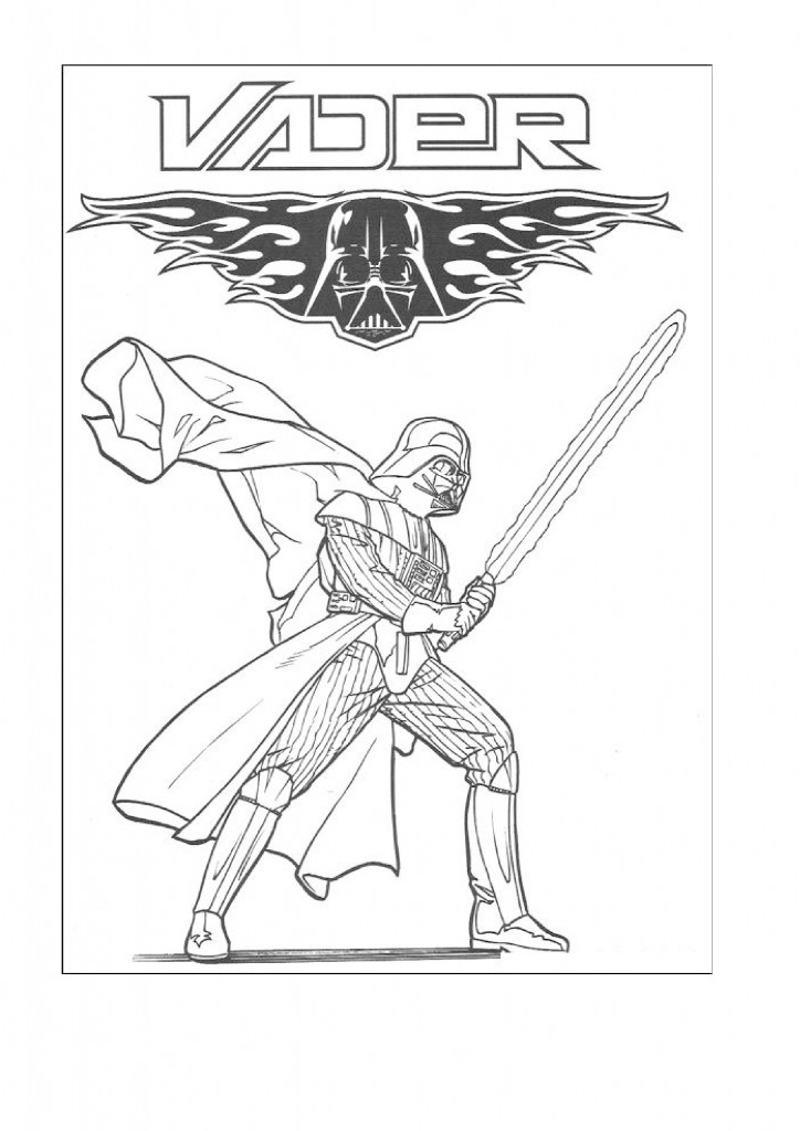 Darth Vader Coloring Page