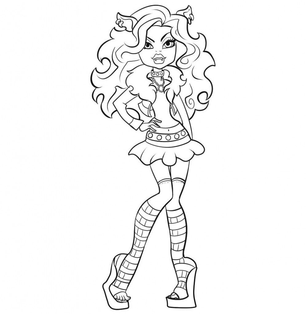 Coloring Pages Monster High