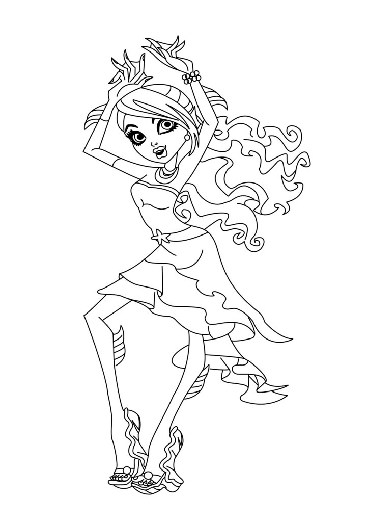 Coloring Pages Monster High Image