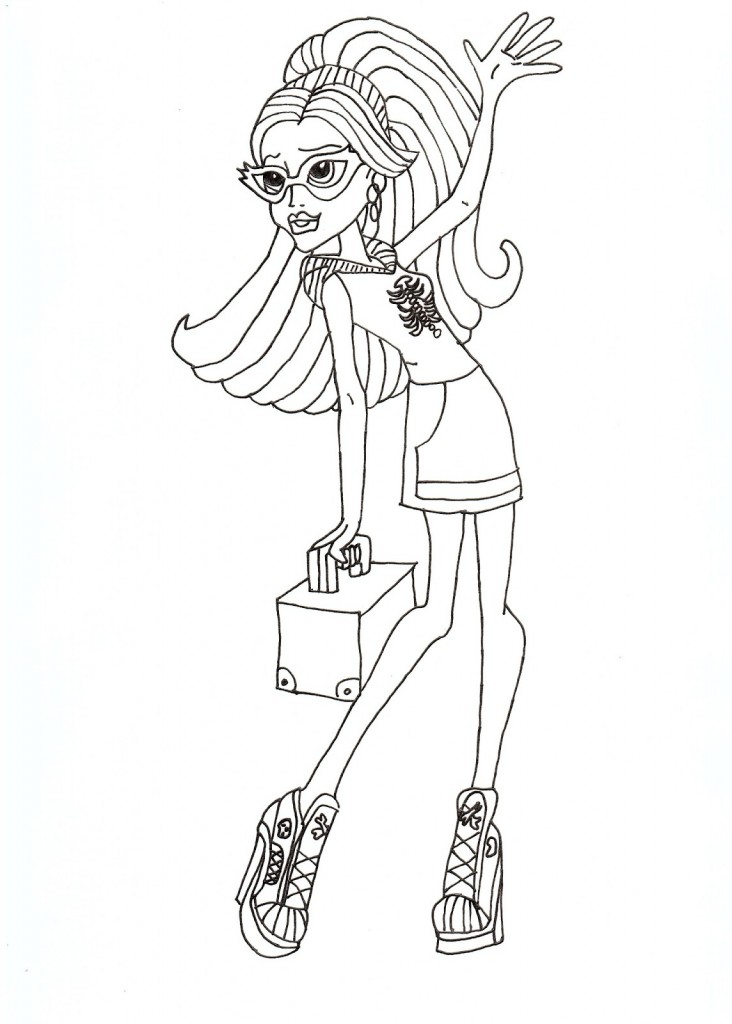 Coloring Pages Monster High Photos