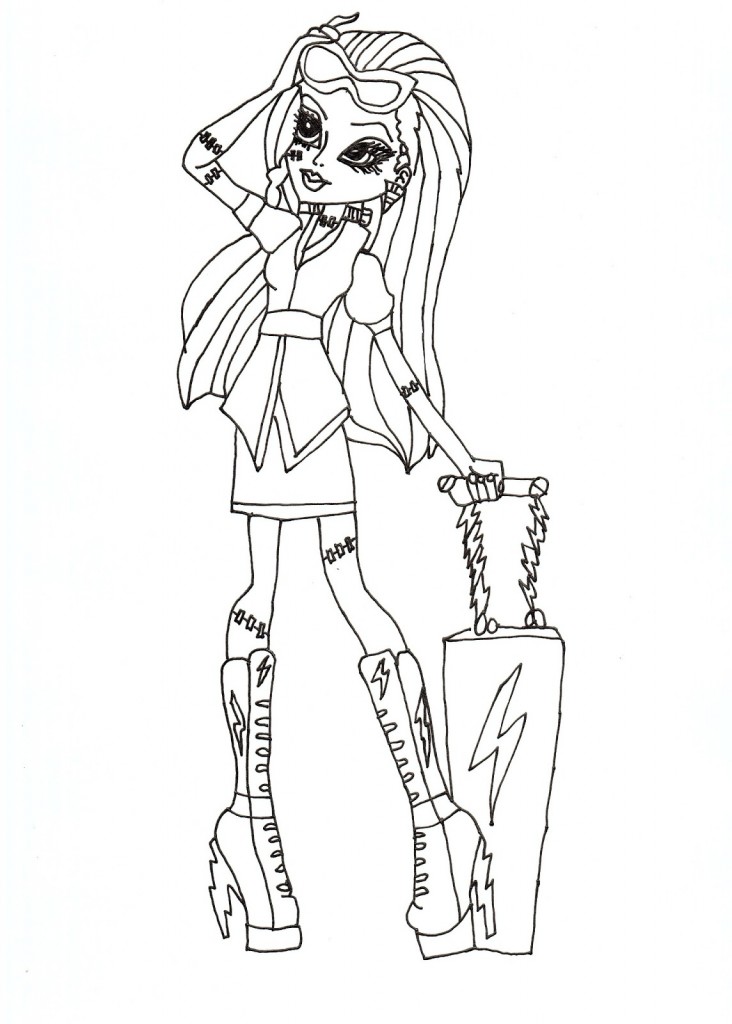 Coloring Pages Monster High Picture