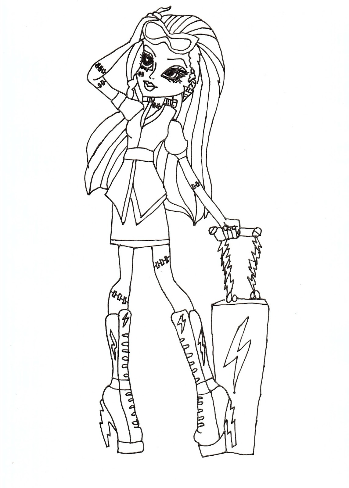 small-monster-high-coloring-pages