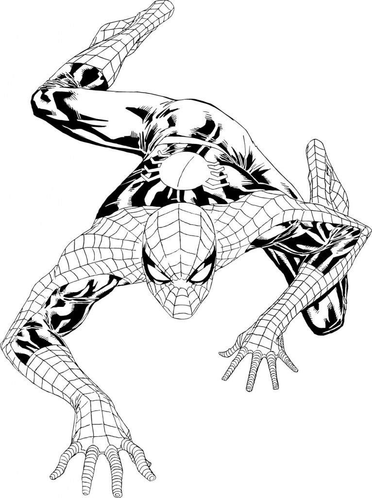 Coloring Pages Spiderman Printable