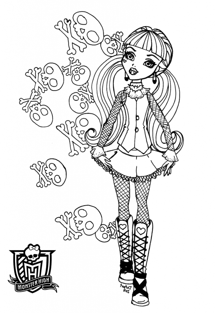 Coloring Pages of Monster High