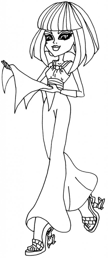 Coloring Pages of Monster High Images