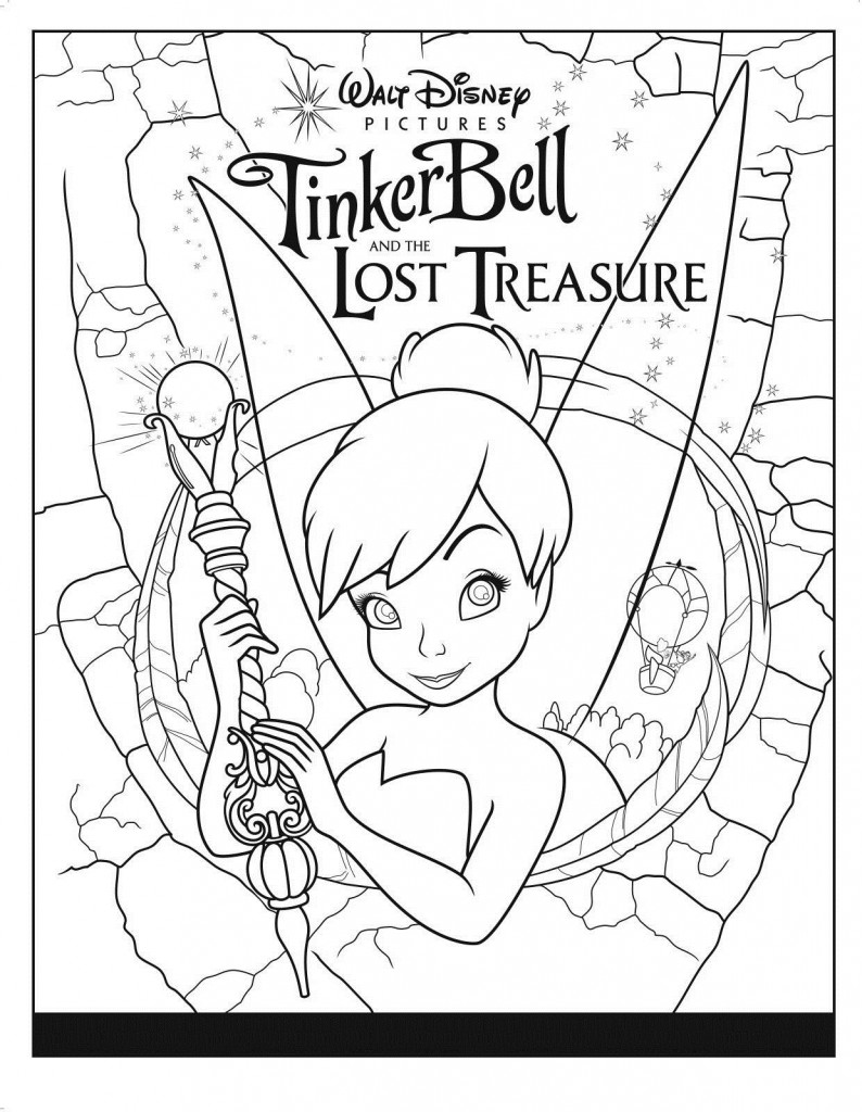 Coloring Pages of Tinkerbell