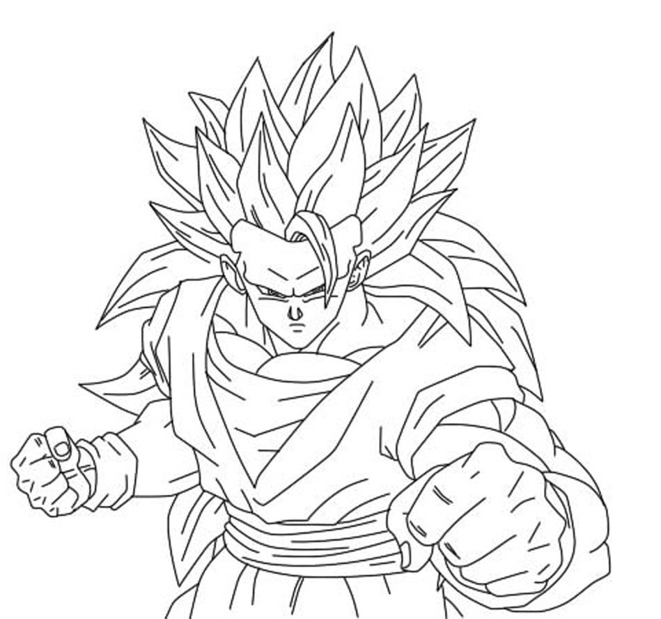 Free Printable Dragon Ball Z Coloring Pages For Kids  Super coloring  pages, Dragon ball artwork, Dragon ball super art