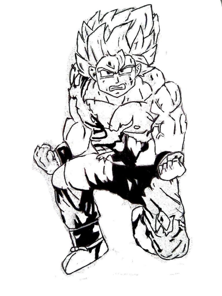 Dragon Ball Z Coloring Pages Print
