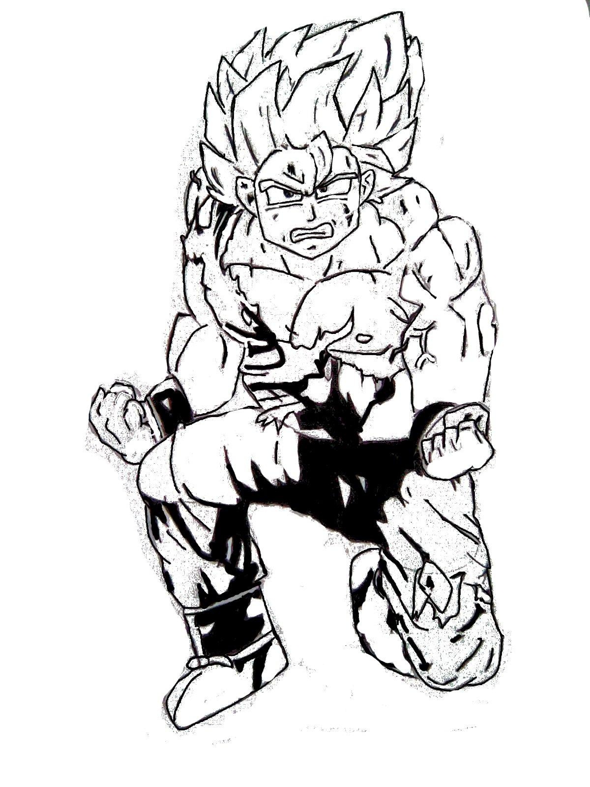 Download Free Printable Dragon Ball Z Coloring Pages For Kids