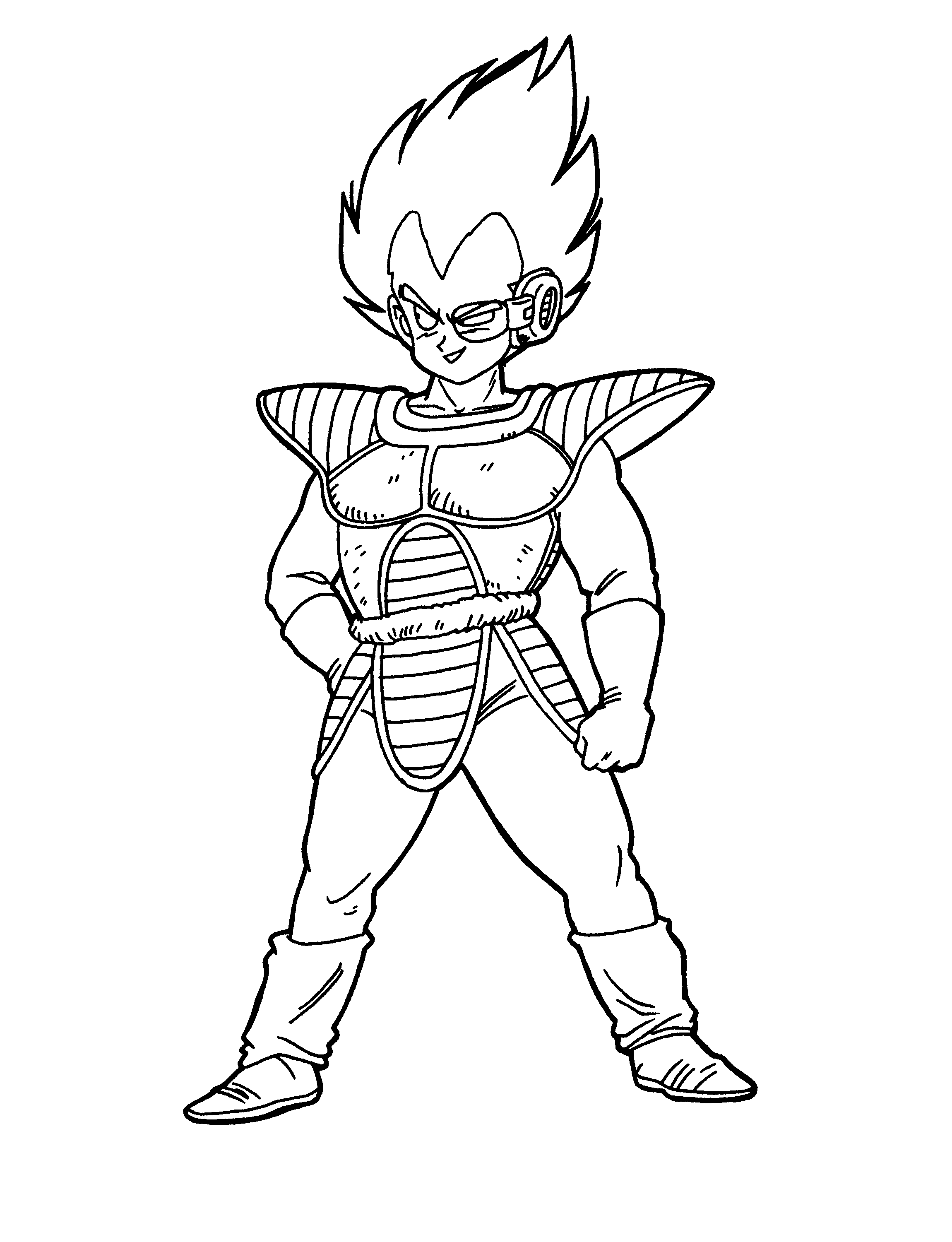 free printable dragon ball z coloring pages for kids - free printable ...