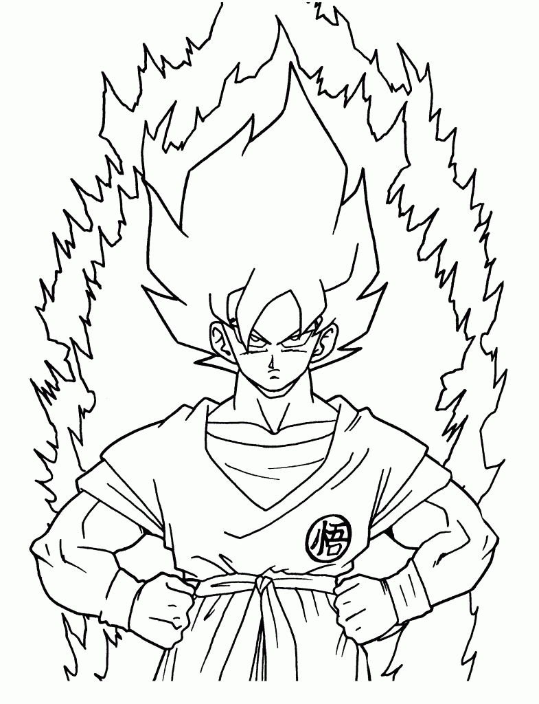 Dragon Ball Z Kai Coloring Pages