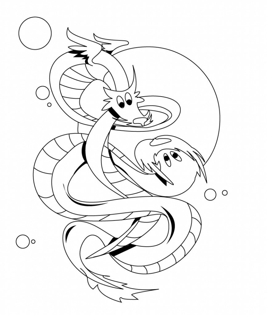 Dragon Coloring Pages Printable