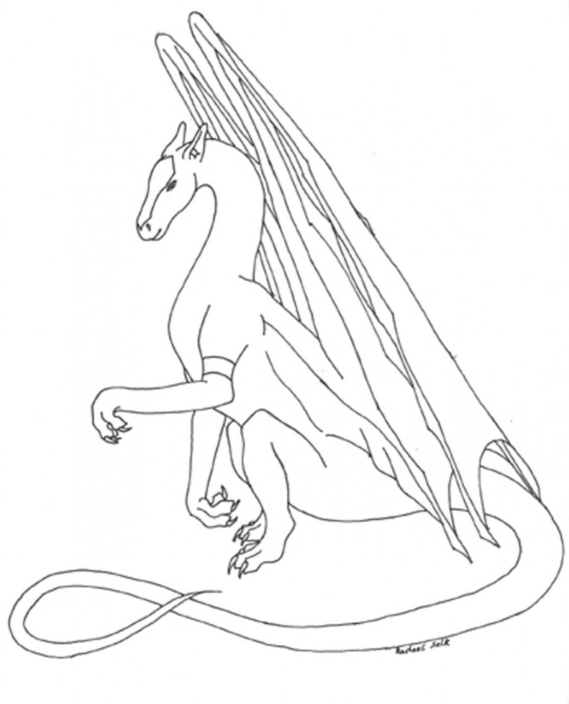Free Coloring Pages Dragons