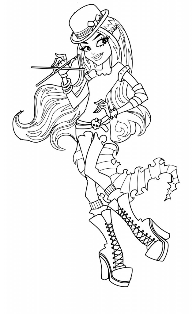 Monster High Coloring Page Images