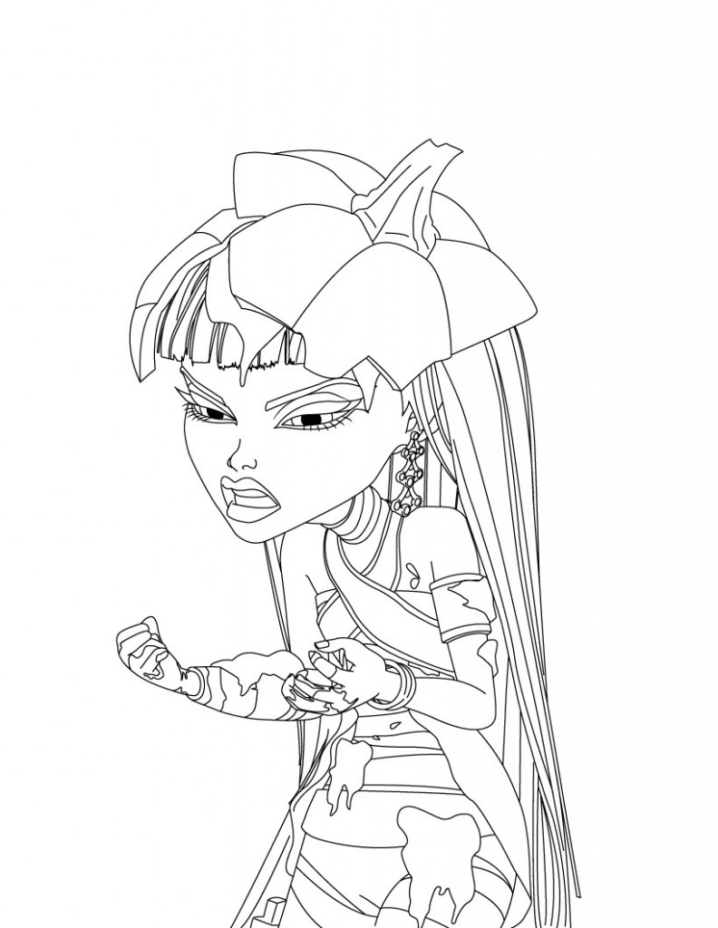 Monster High Coloring Page Photos