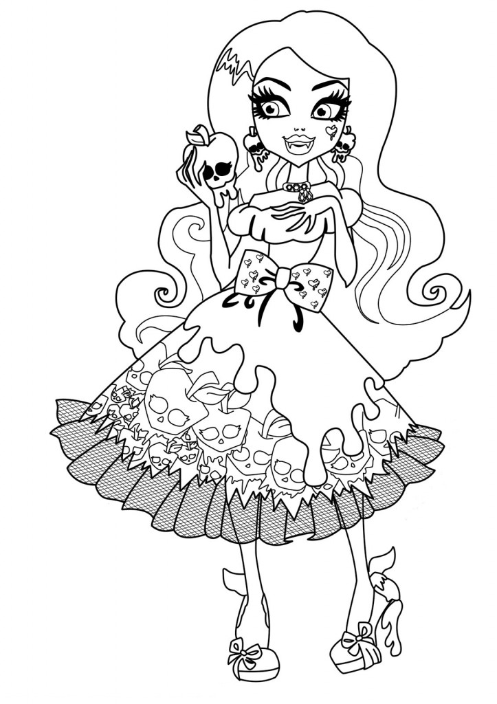 Monster High Coloring Pages Draculaura