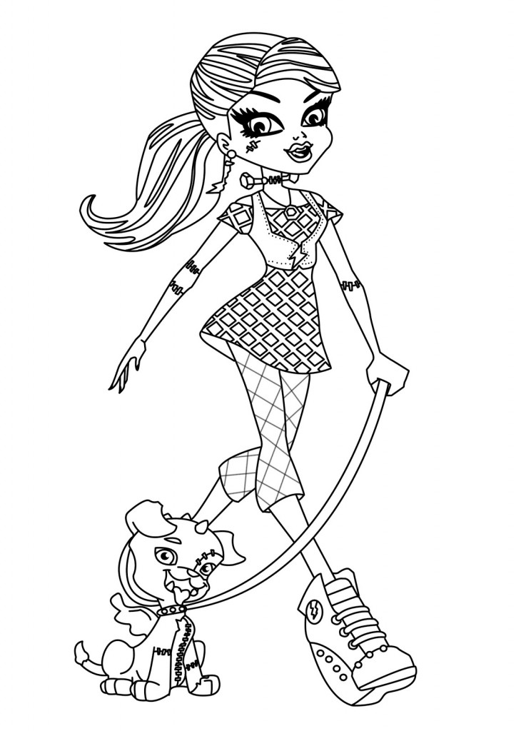 Monster High Coloring Pages Images