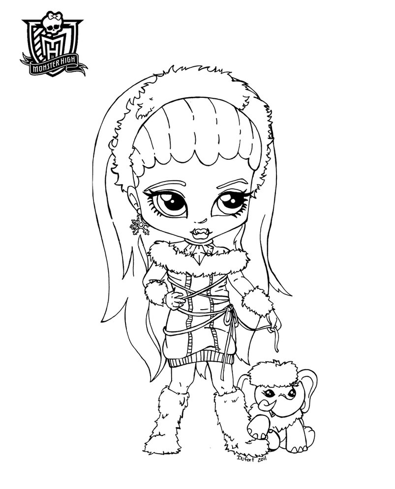 Monster High Coloring Pages Nefera De Nile