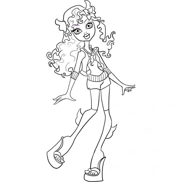 Free Printable Monster High Coloring Pages for Kids