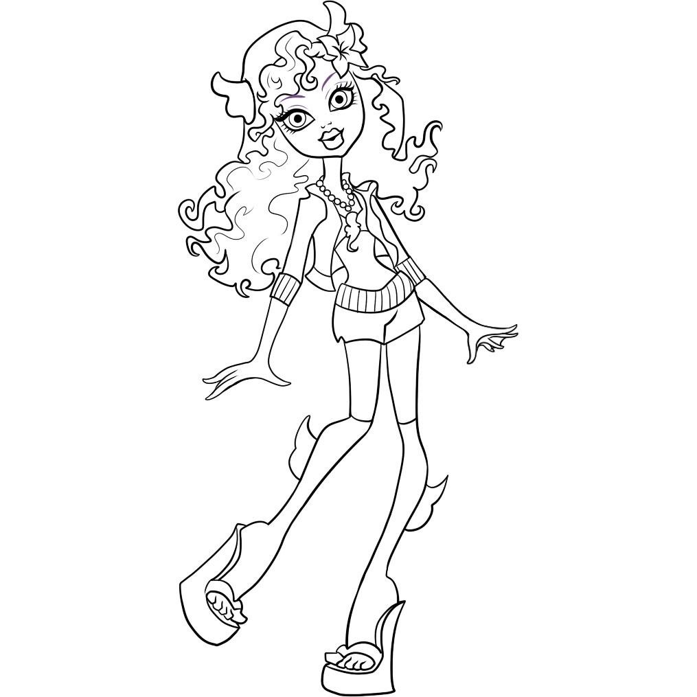 Monster High Coloring Pages Pictures